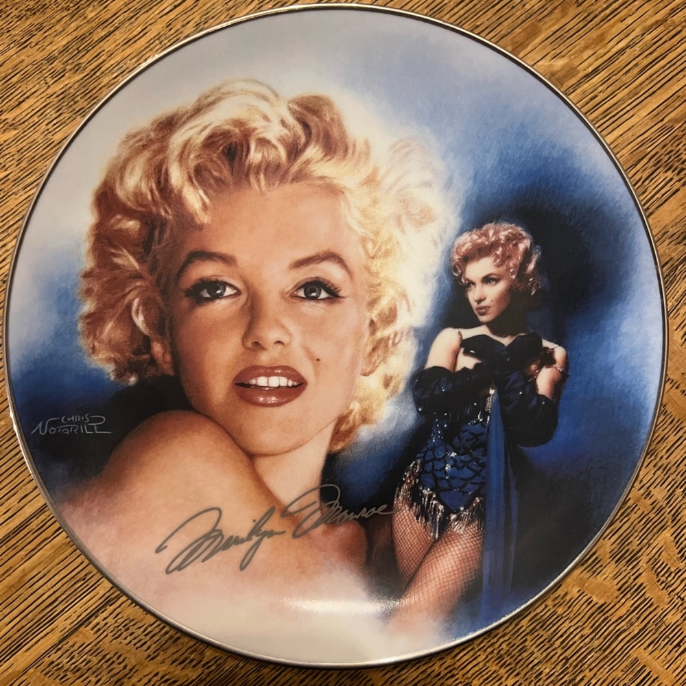 The Bradford Exchange Marilynn Monroe plate